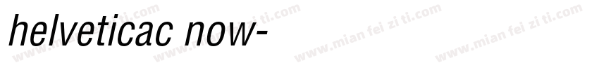 helveticac now字体转换
